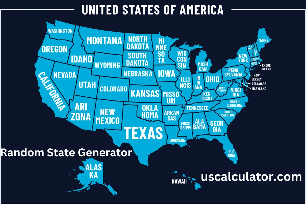 us calculator Random State Generator